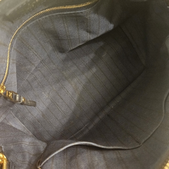 Louis Vuitton Speedy Bandoulière 25 in Noir Empreinte w/ Jacquard Strap - Picture 5 of 16